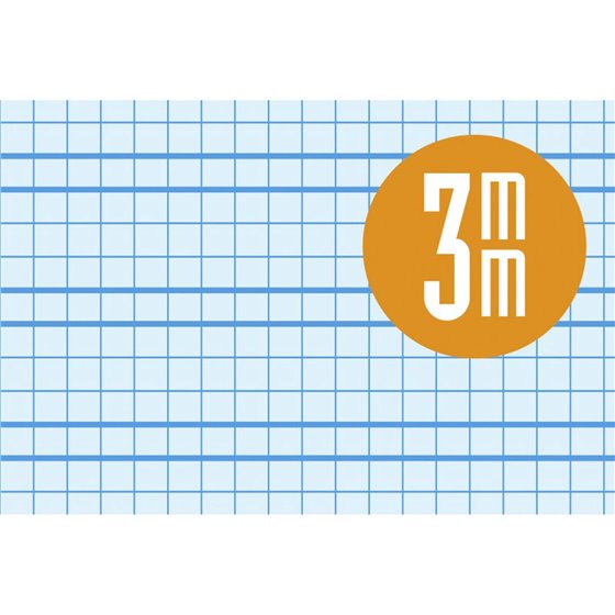 Bloc Espiral ERIGGAN Tapa Plástico Pauta Lamela Folio 80 Hojas 3 mm.