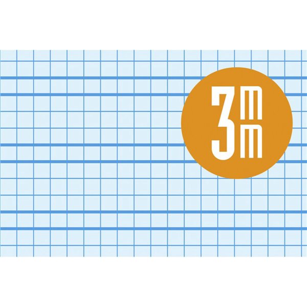 Bloc Espiral ERIGGAN Tapa Plástico Pauta Lamela Folio 80 Hojas 3 mm.