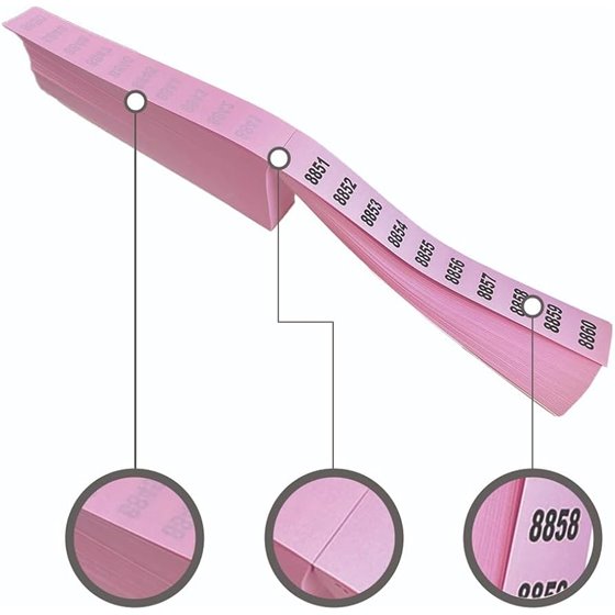 Tiras Rifa LOAN Números 1 al 1.000
