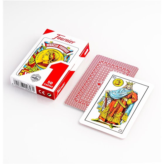 Baraja Española 50 Cartas FOURNIER Nº 1 Con Caja De Cartón