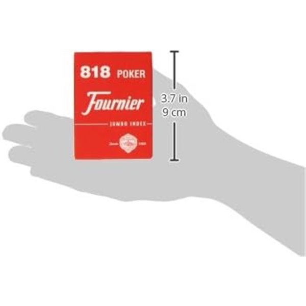 Baraja Poker Inglés 55 Cartas FOURNIER Nº 818 Con Caja De Cartón