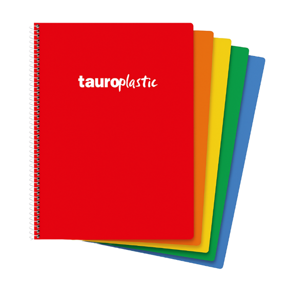 Bloc TAUROPLASTIC 4º 80H 90 g. Tapa Plástico Modelo Liso