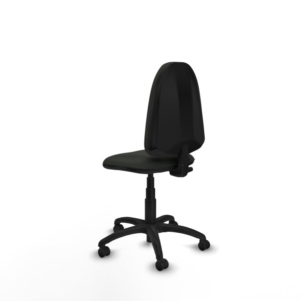 Aýna CP bali negro sin brazos base poliamida ruedas engomadas 50mm
