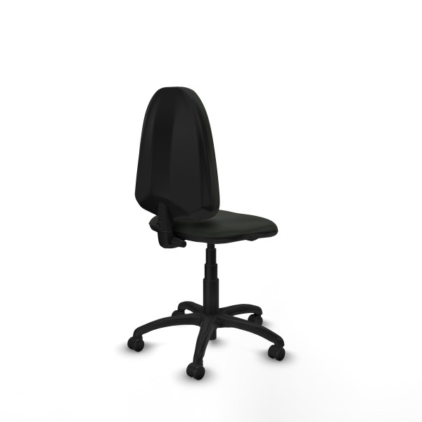 Aýna CP bali negro sin brazos base poliamida ruedas engomadas 50mm