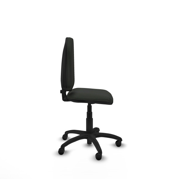 Aýna CP bali negro sin brazos base poliamida ruedas engomadas 50mm