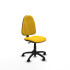 Algarra CP similpiel amarillo  base poliamida ruedas nailon 50mm