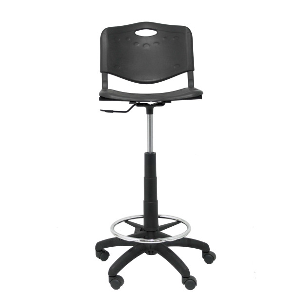 Taburete Robledo PVC negro