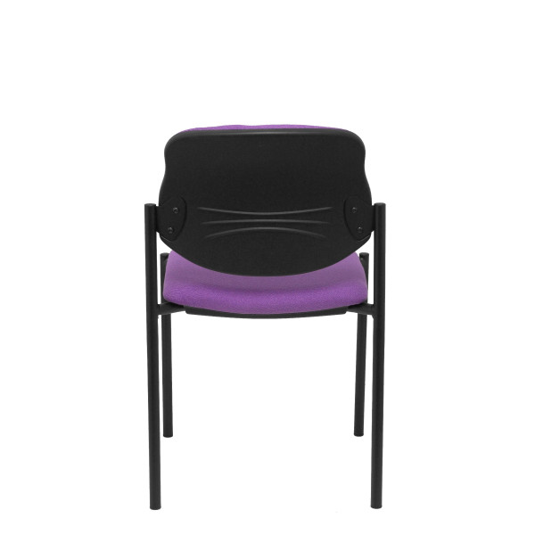 Silla fija Styl bali lila chasis negro