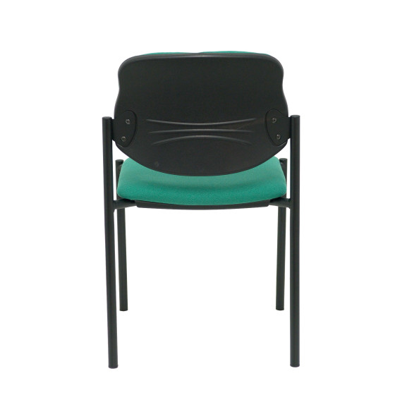 Silla fija Styl bali verde esmeralda chasis negro