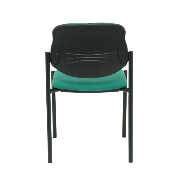 Silla fija Styl bali verde esmeralda chasis negro