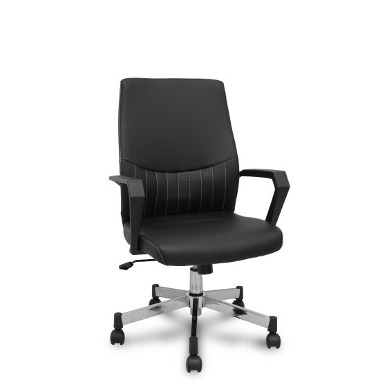 Sillón confidente Opti520CB basculante similpiel negro