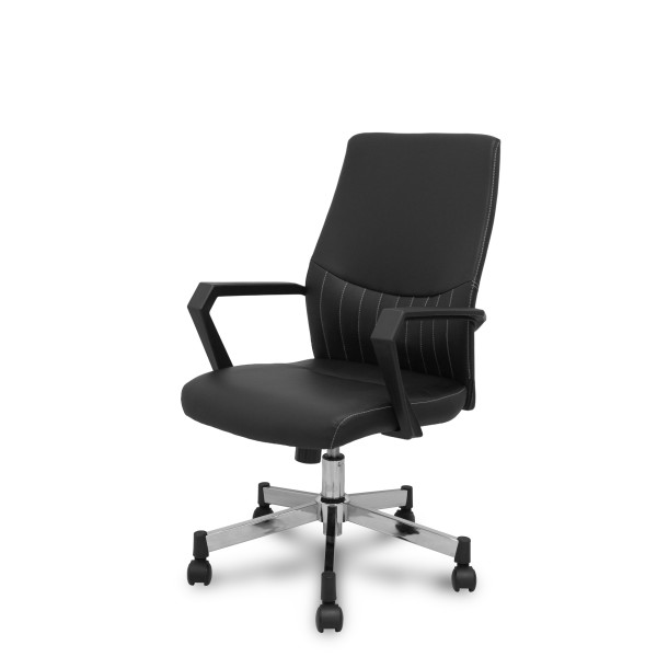 Sillón confidente Opti520CB basculante similpiel negro