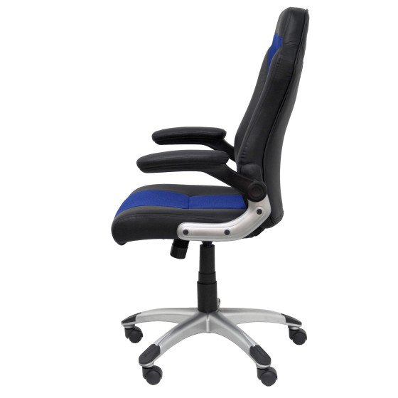 Silla gaming Talave similpiel negro y azul