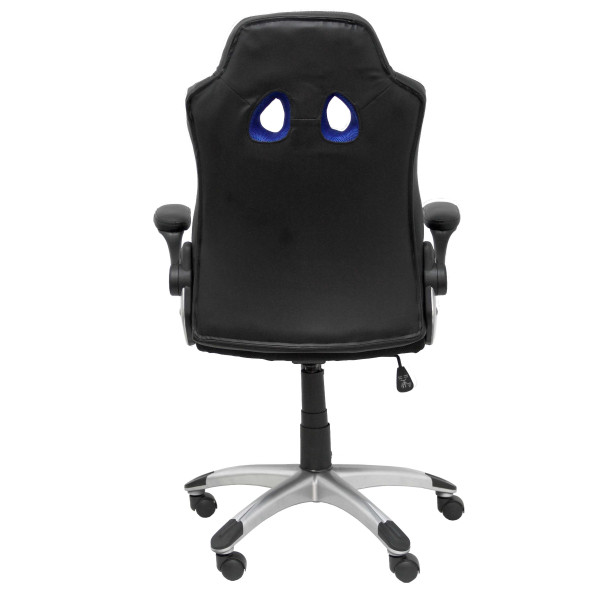 Silla gaming Talave similpiel negro y azul