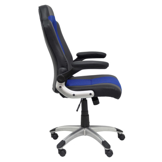 Silla gaming Talave similpiel negro y azul