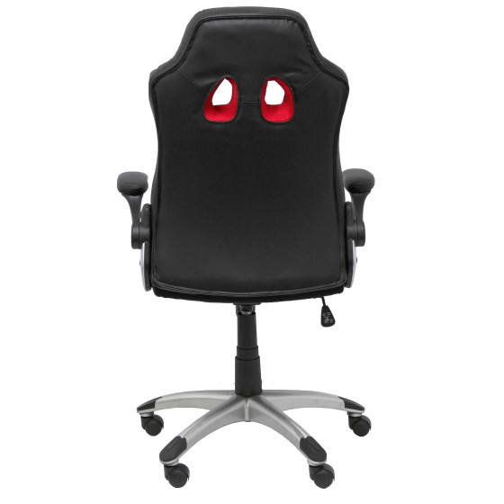 Silla gaming Talave similpiel negro y rojo.