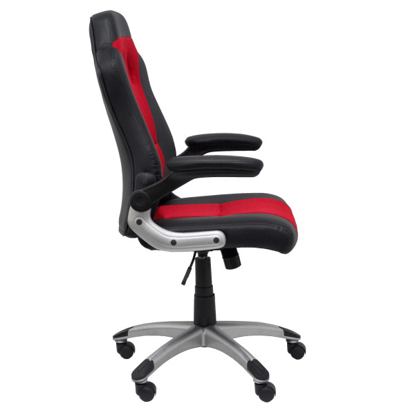 Silla gaming Talave similpiel negro y rojo.