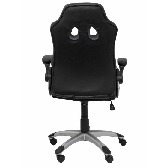 Silla gaming Talave similpiel negro y gris