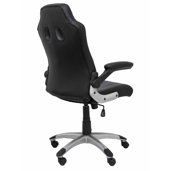 Silla gaming Talave similpiel negro y gris