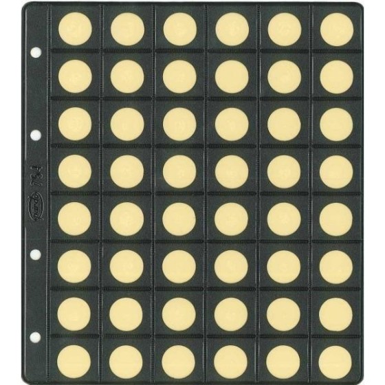 Funda Monedas Coleccionista PARDO Negra 48 Alojamientos