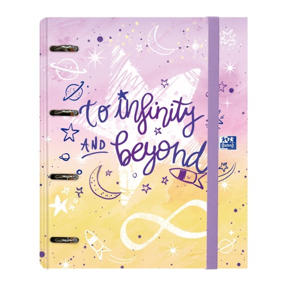 Carpebloc Equipado OXFORD Galactic Pastel A4+ Recambio 100H