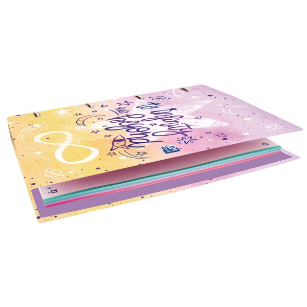 Carpebloc Equipado OXFORD Galactic Pastel A4+ Recambio 100H