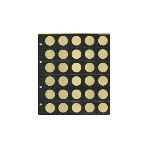 Funda Monedas Coleccionista PARDO Negra 30 Alojamientos