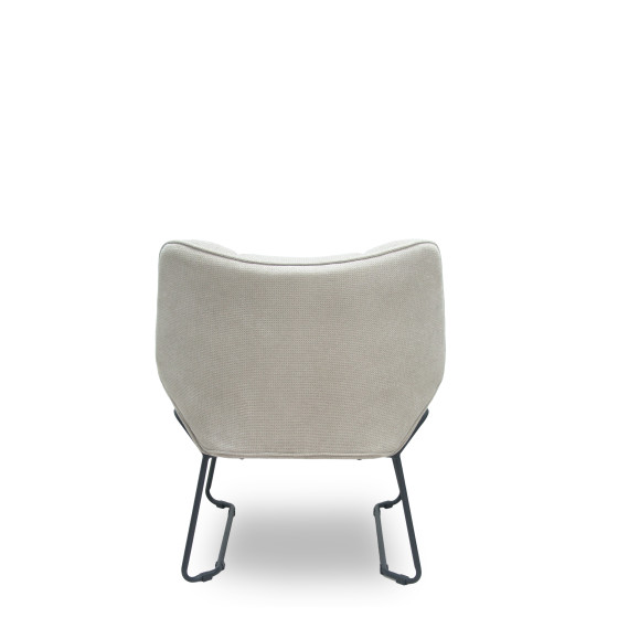 Sillón de espera Opti526 tela beige