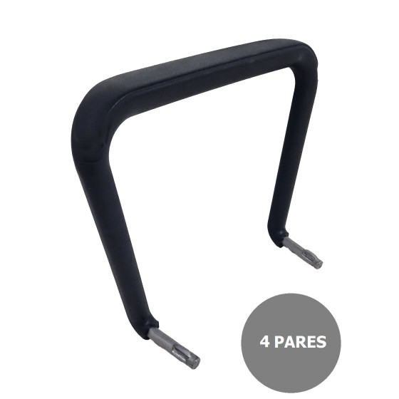 Kit de 4 parejas de brazos fijos para sillas Iso
