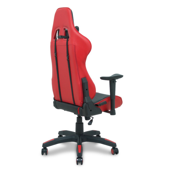 Silla gaming Atalaya similpiel negro y rojo