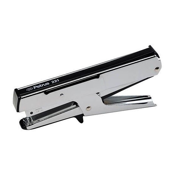Grapadora PETRUS 221 Tenaza Cromada Negra