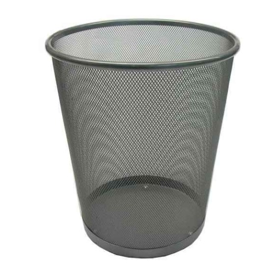 Papelera Rejilla Metálica ARTES 26x28 cm.