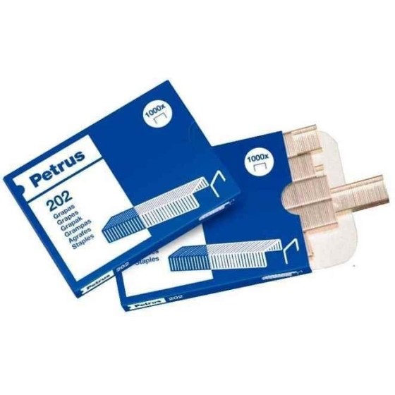 Grapas PETRUS 202 Galvanizada Bambina