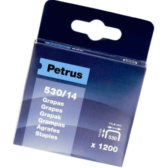 Grapas PETRUS 530/14 Caja x1200