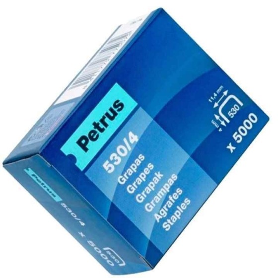 Grapas PETRUS 530/4 Caja x5000