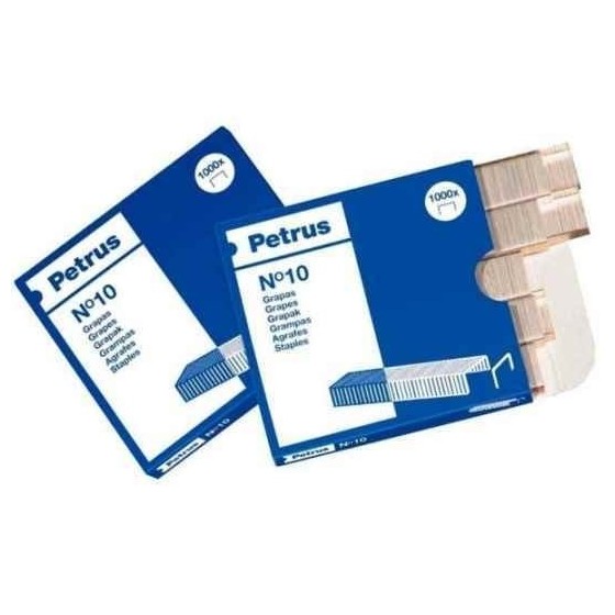 Grapas PETRUS Nº 10 Galvanizada