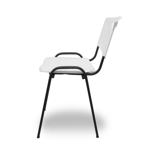 Pack 4 sillas Iso plastic PVC blanco