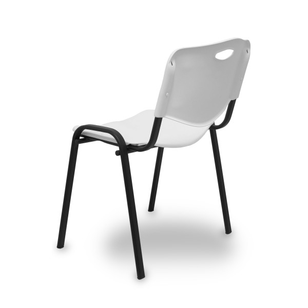 Pack 4 sillas Iso plastic PVC blanco