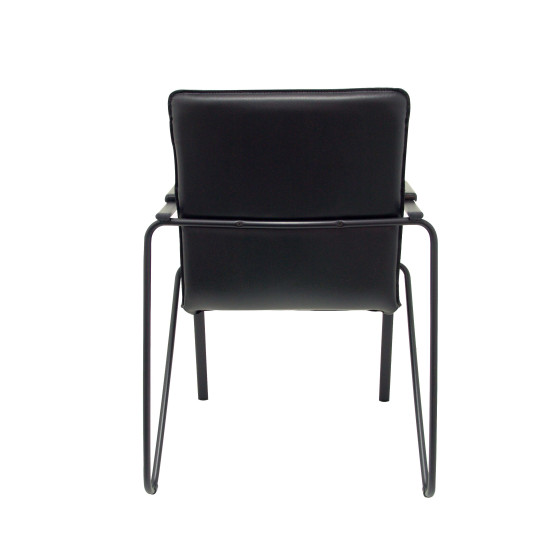 Pack 2 sillas Samba similpiel negro