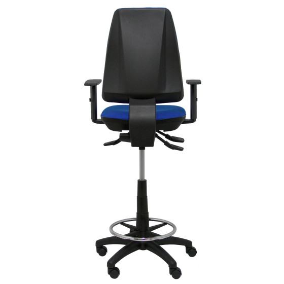 Taburete Elche S bali azul brazos regulables