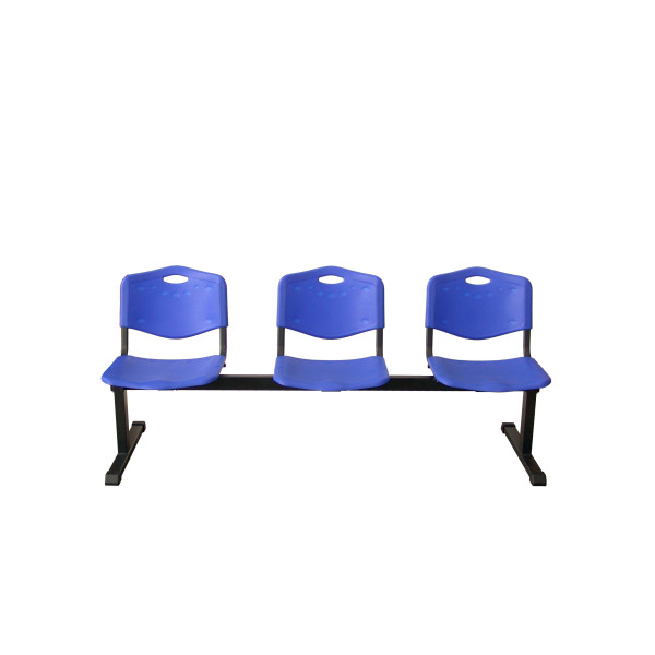 Bancada Iso plastic 3 plazas PVC color azul