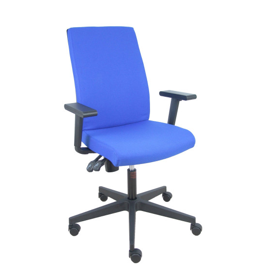 Silla I-Line aran azul con brazos regulables.