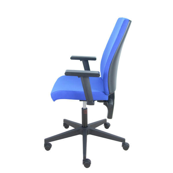 Silla I-Line aran azul con brazos regulables.