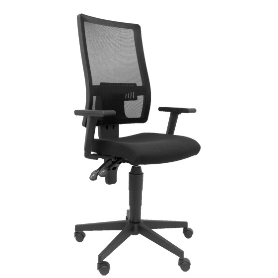 Silla Taktik respaldo malla negro asiento aran negro