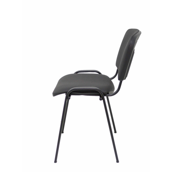 Pack 4 sillas Iso similpiel negro