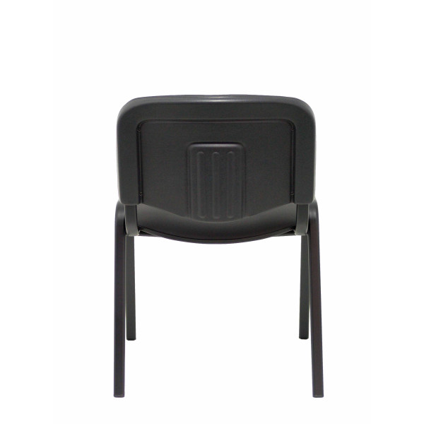 Pack 4 sillas Iso similpiel negro