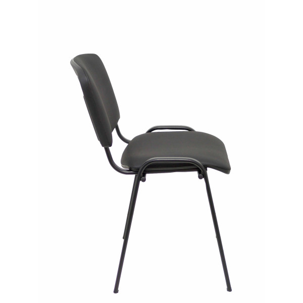 Pack 4 sillas Iso similpiel negro