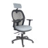 Silla Jorquera traslack malla negra asiento bali gris brazos 3D cabecero regulable
