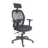 Silla Jorquera traslack malla negra asiento bali gris oscuro brazos 3D cabecero regulable