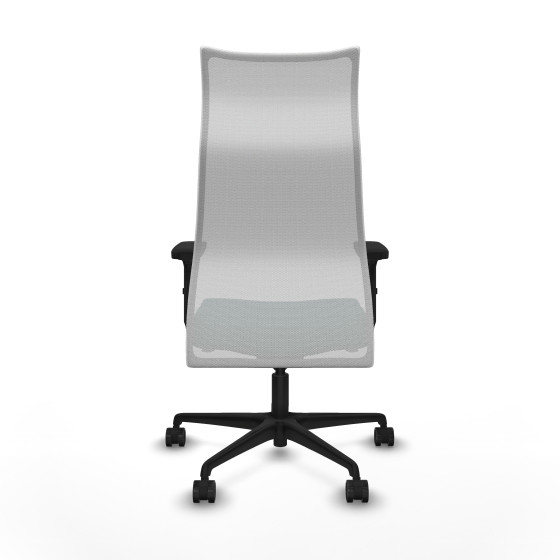 Albacete malla sincro malla blanca similpiel verde botella brazos 2D base nailon ruedas 65 mm nailon